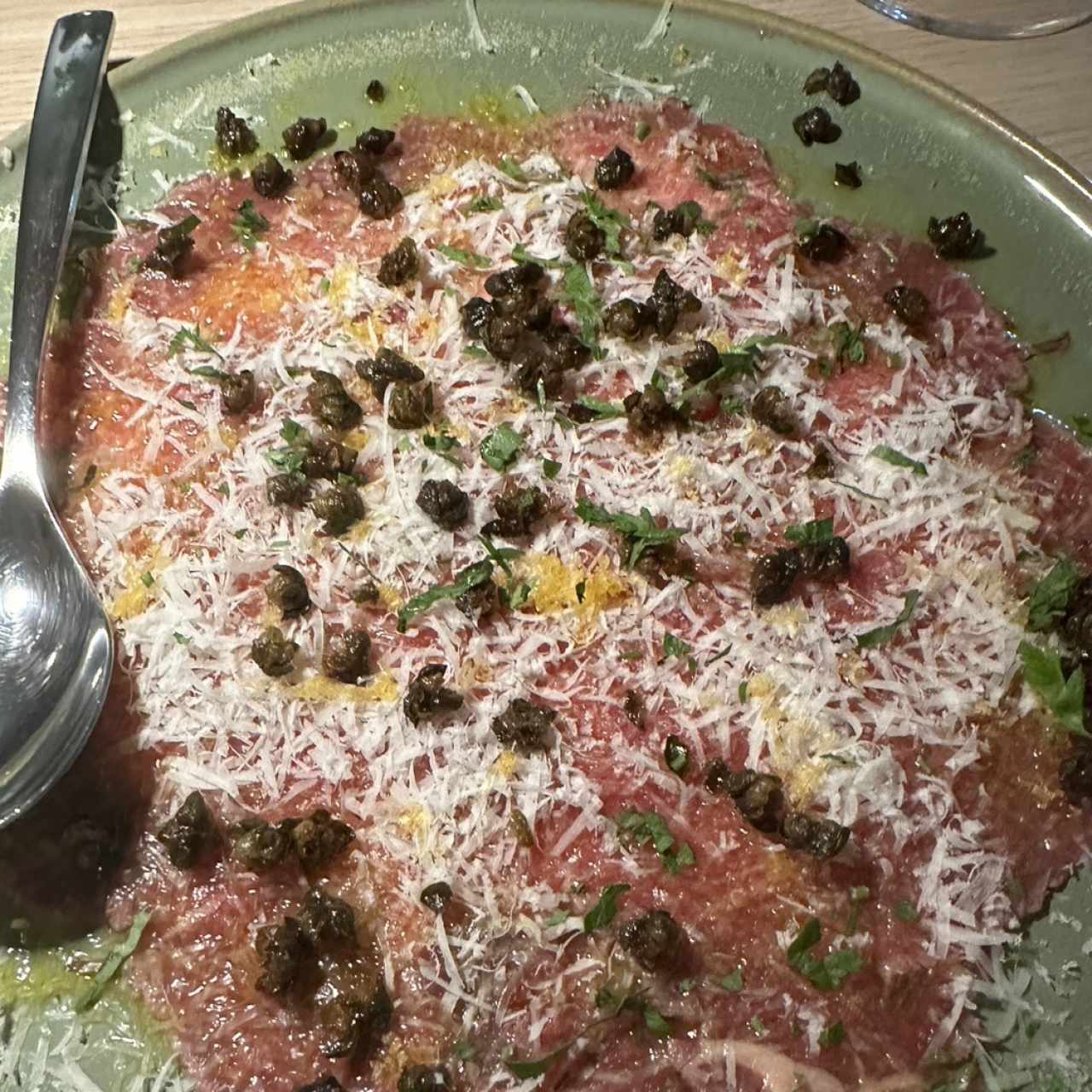 Entradas - Carpaccio de Res