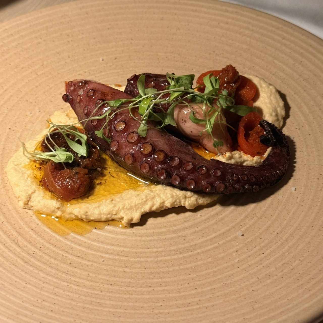 Entradas - Pulpo y Tomate