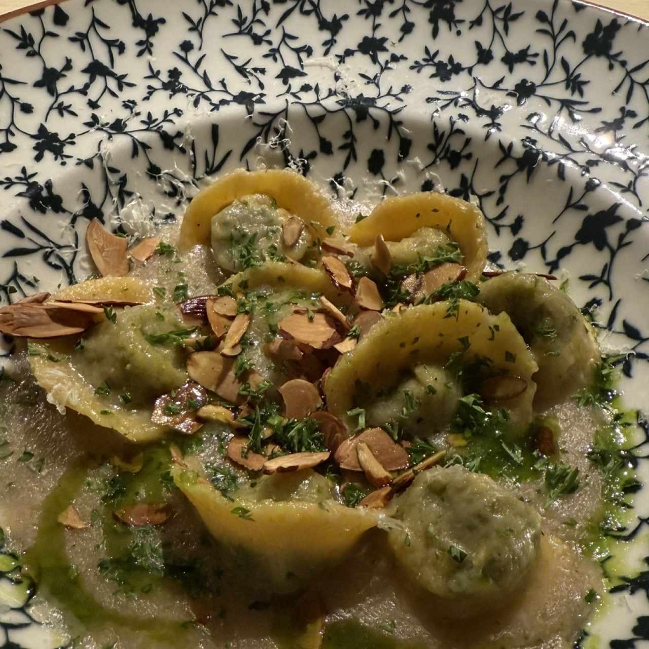 Tortelli De Ricota y Espinaca