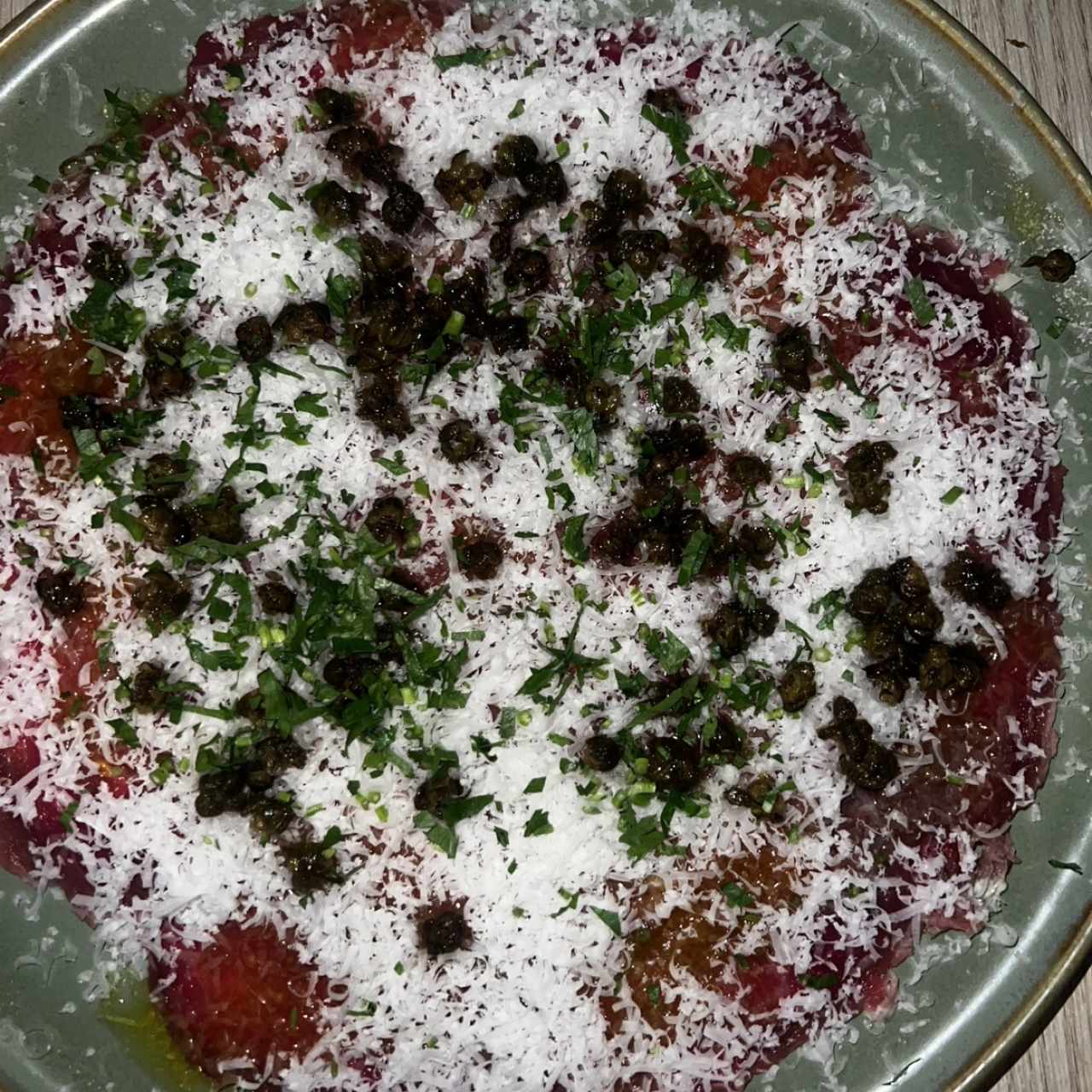 Entradas - Carpaccio de Res