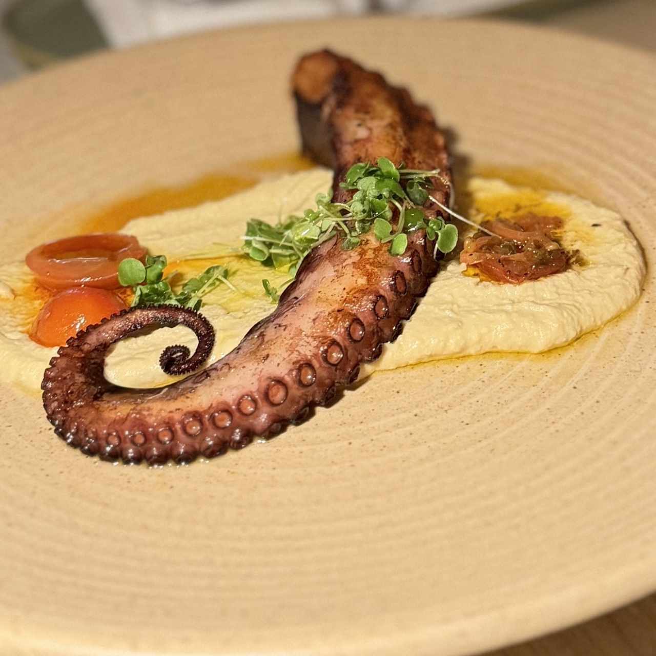 Entradas - Pulpo y Tomate