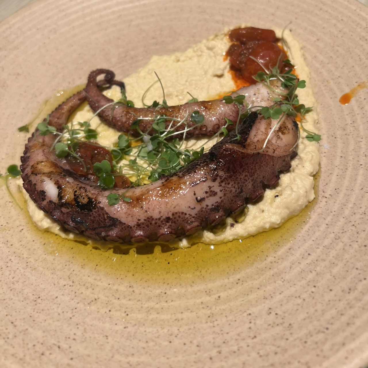 Entradas - Pulpo y Tomate
