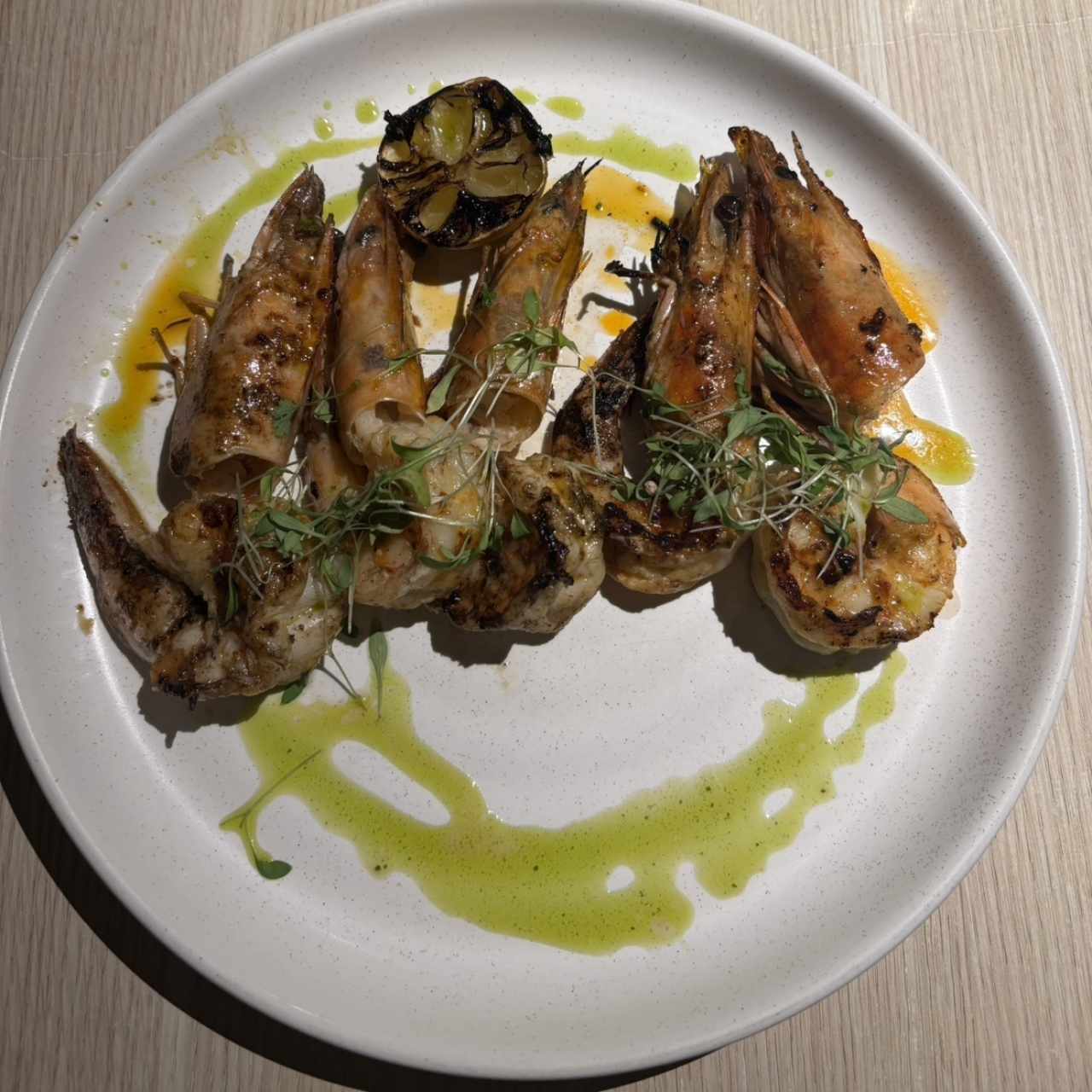 Langostinos a las Brasas