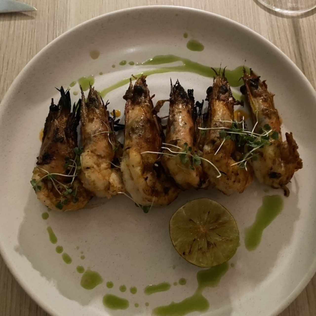 Langostinos a las Brasas