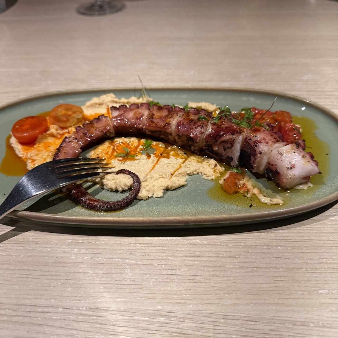 Entradas - Pulpo y Tomate