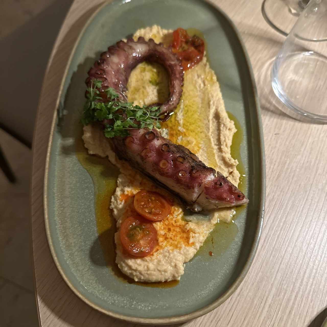 Entradas - Pulpo y Tomate