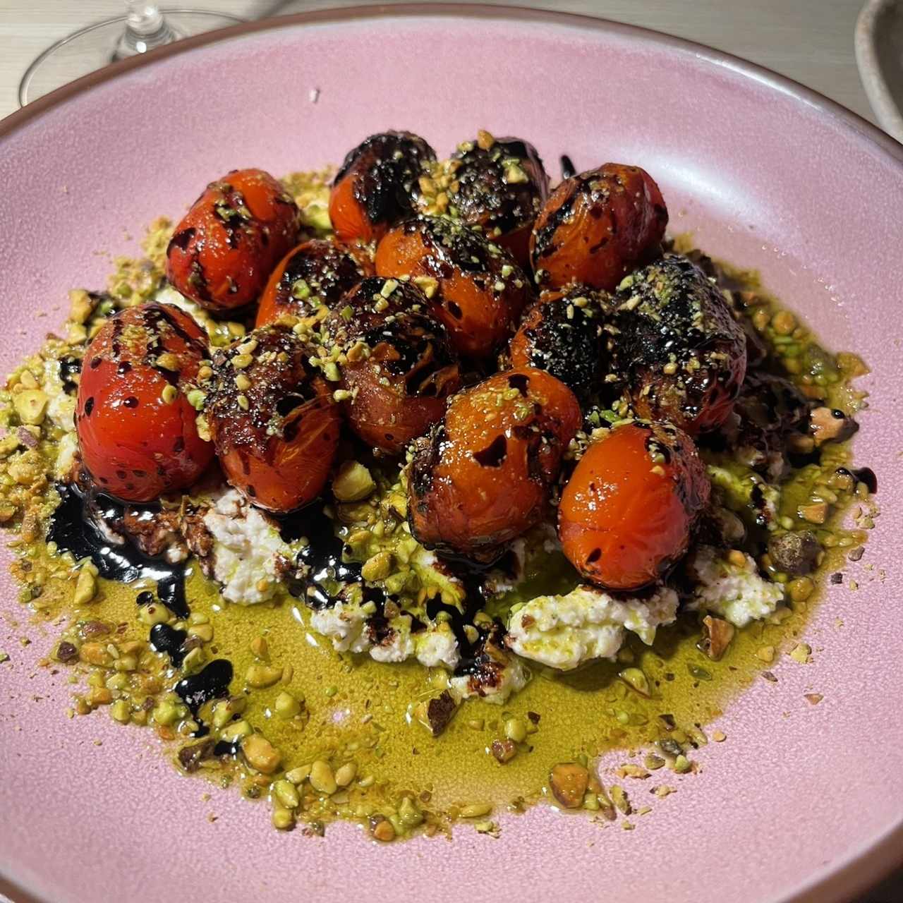Tomates cherry al grill
