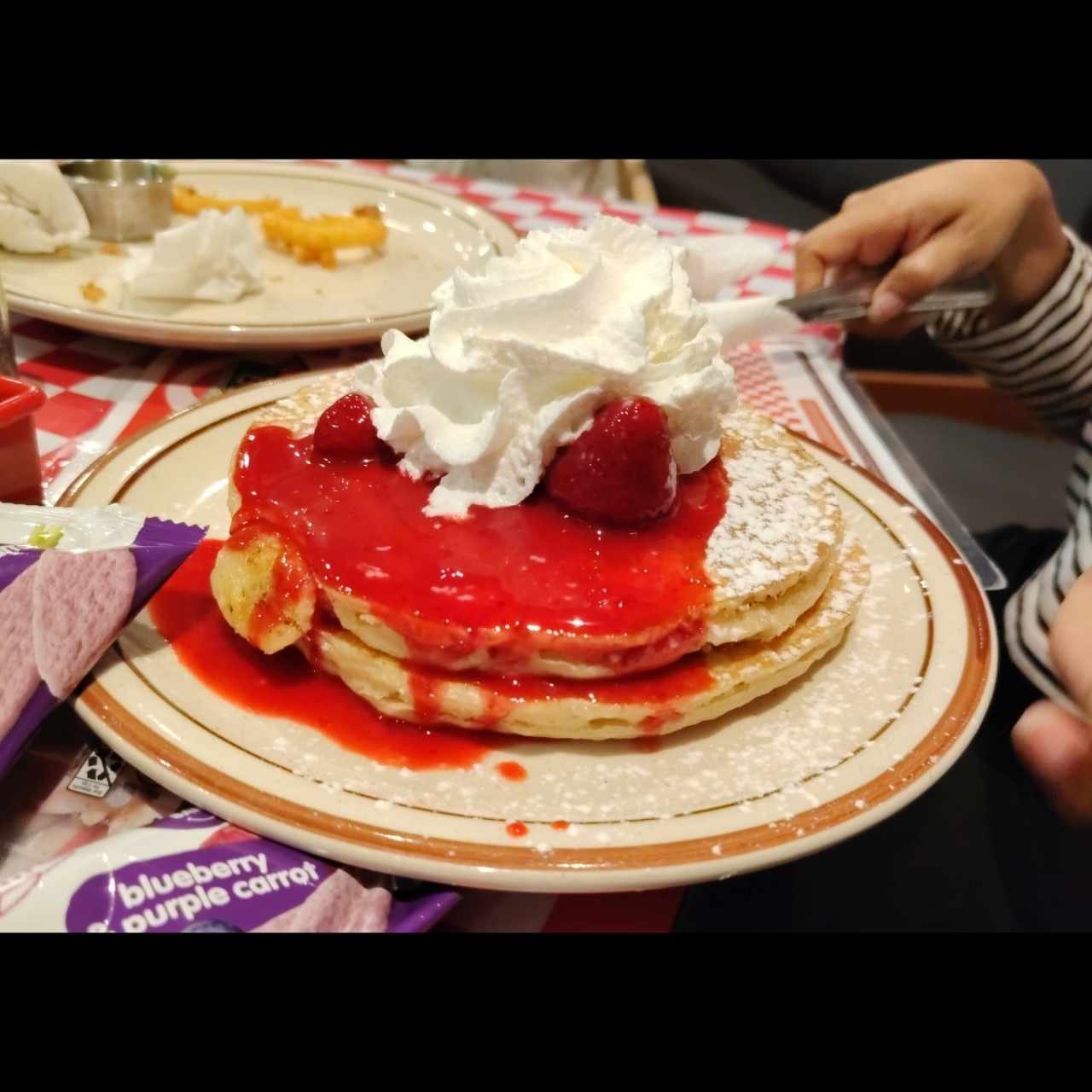 Strawberry Banana Pancakes