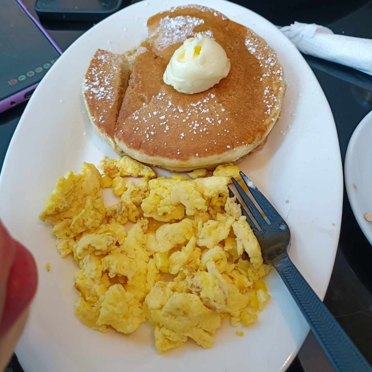 Pancake And Egg Combo