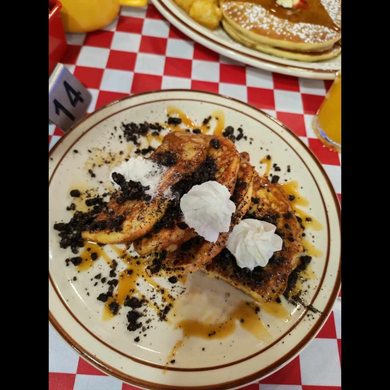 Oreo And M&M French Toast