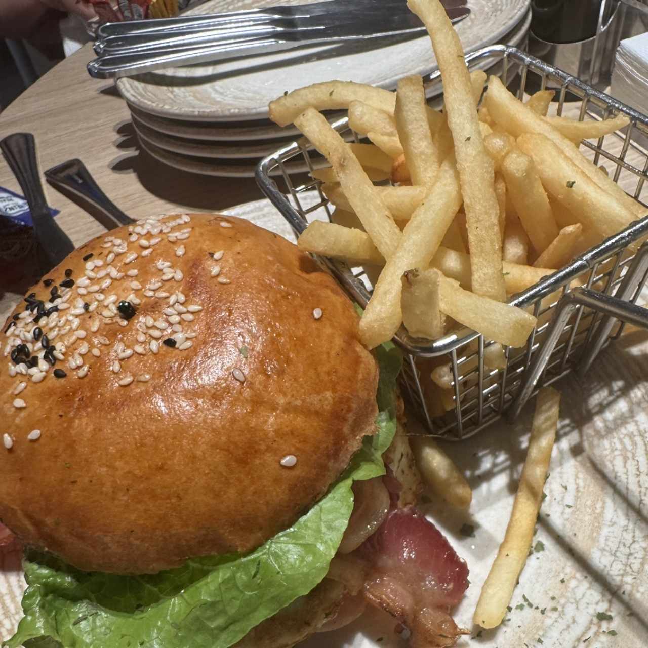 Hamburguesa de la casa