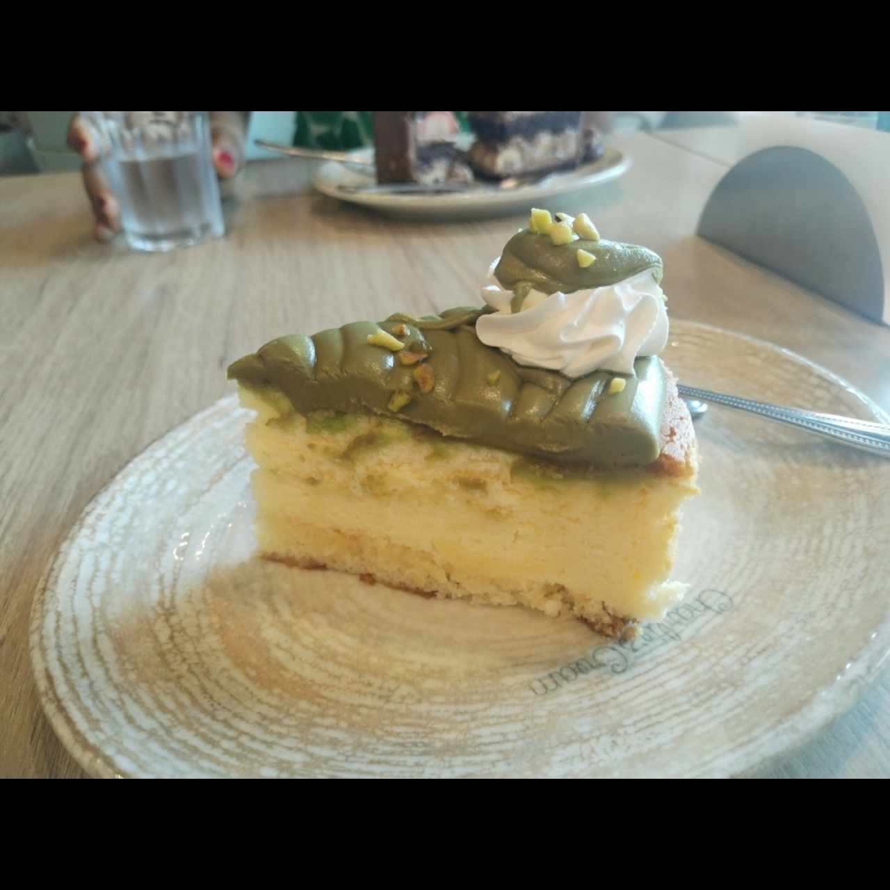 Cheese cake de pistachio 