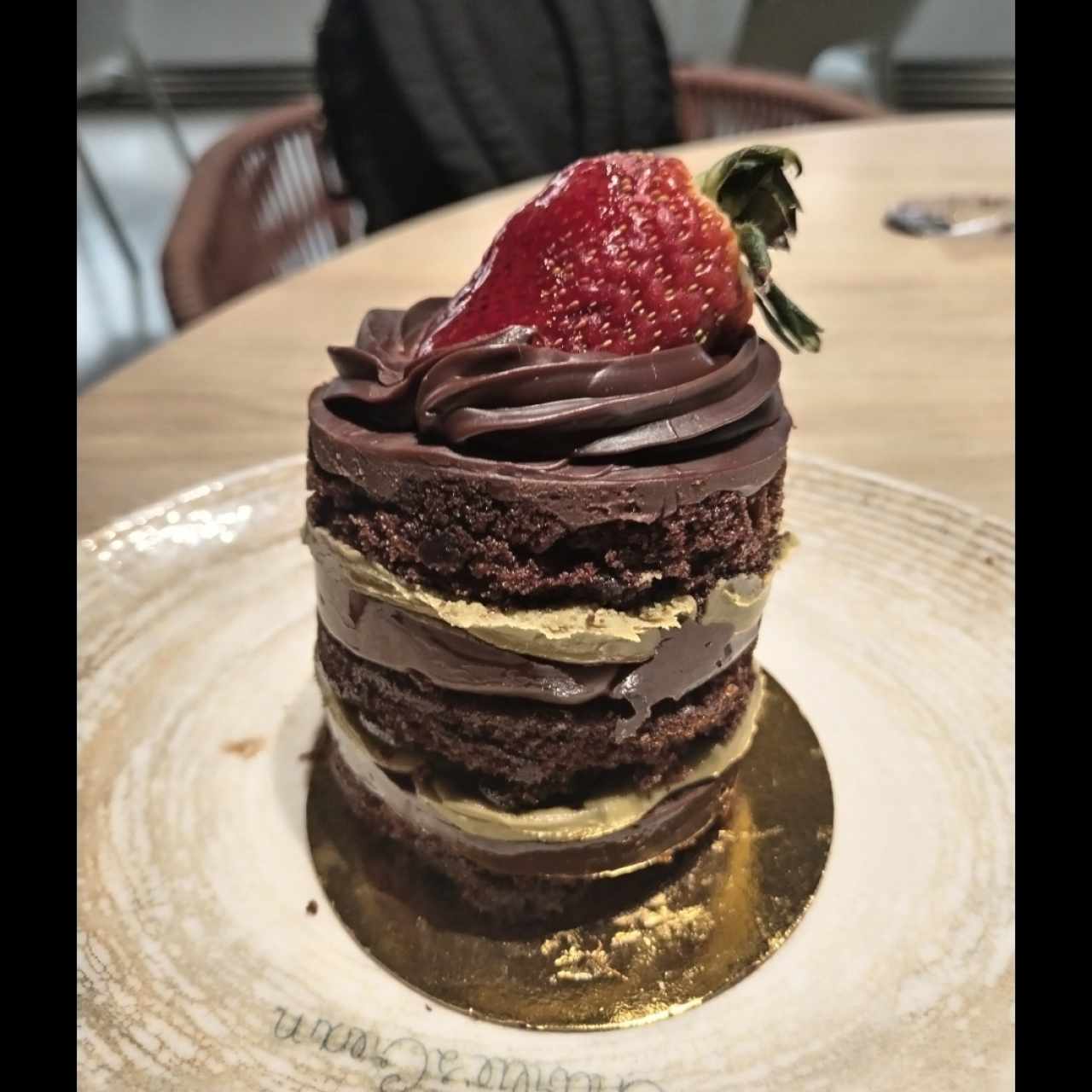 Pastel de chocopistachio