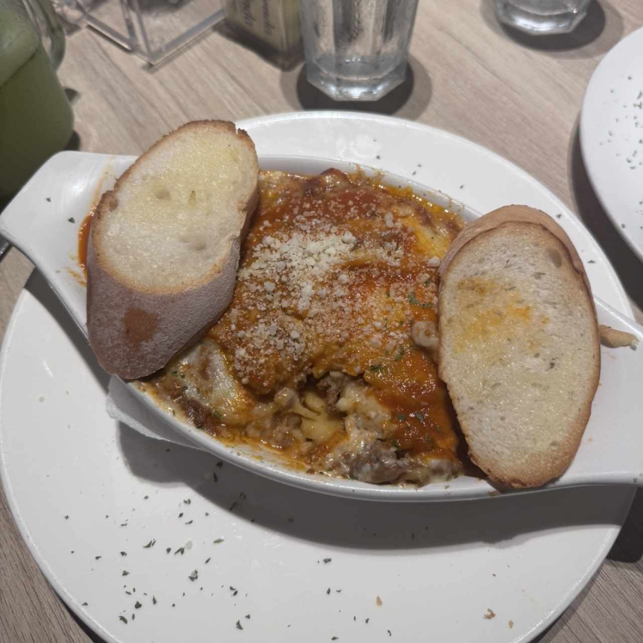 Lasaña de carne 