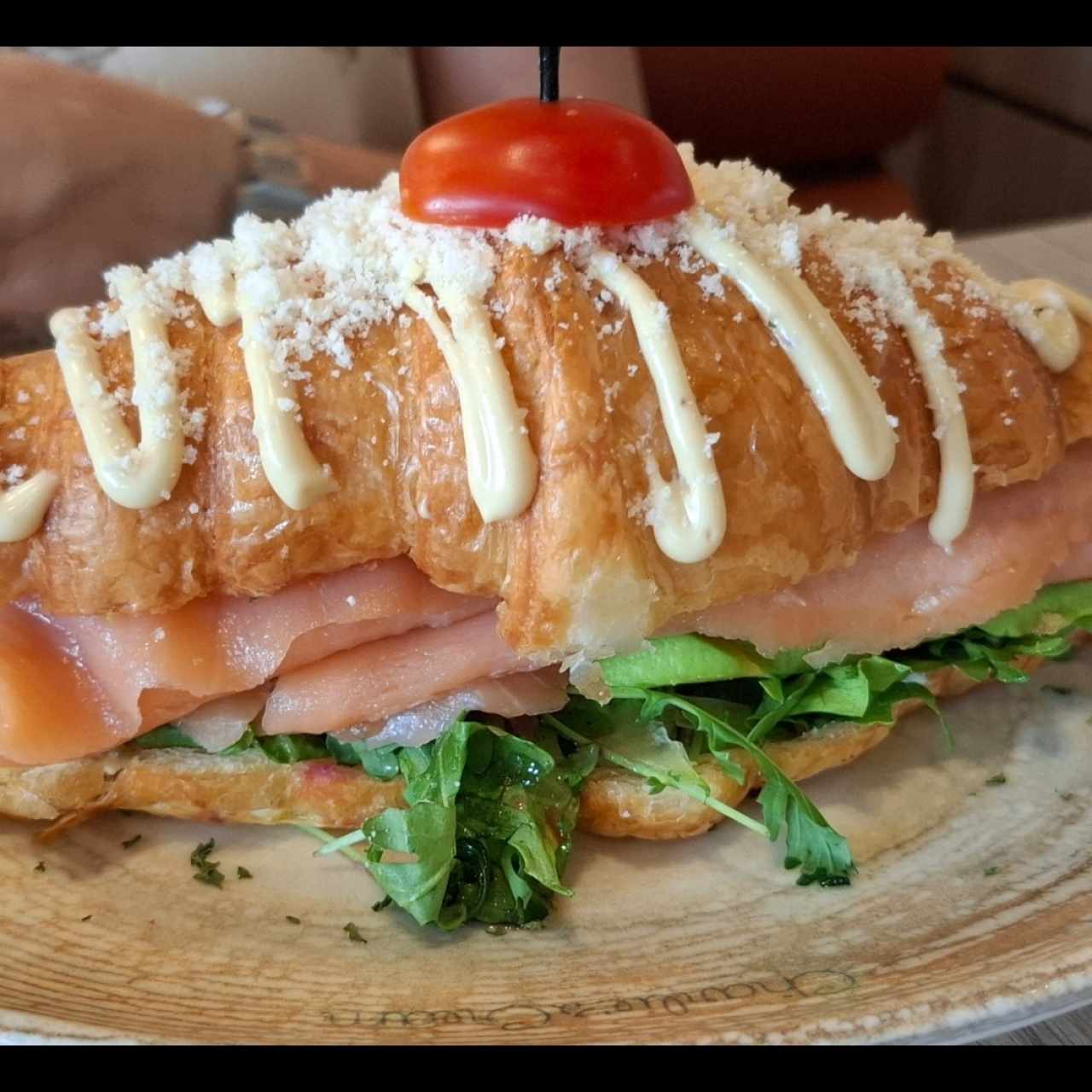 Croissant de salmon