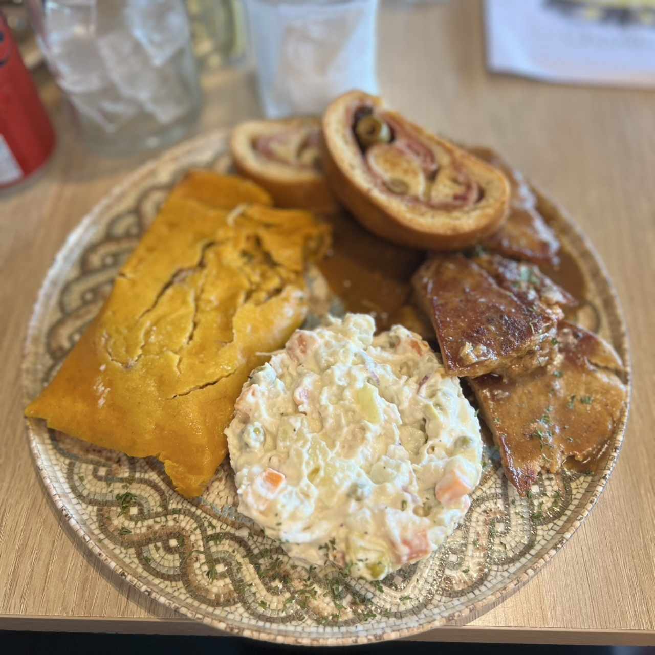Plato navideño 