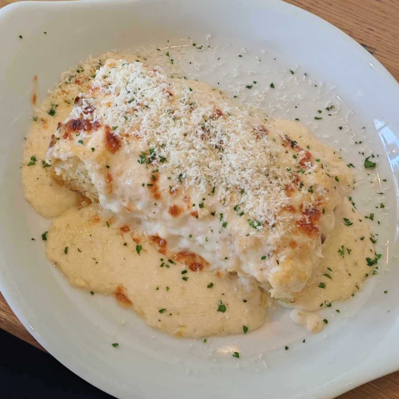 Lasaña de pollo (tiempo limitado) 