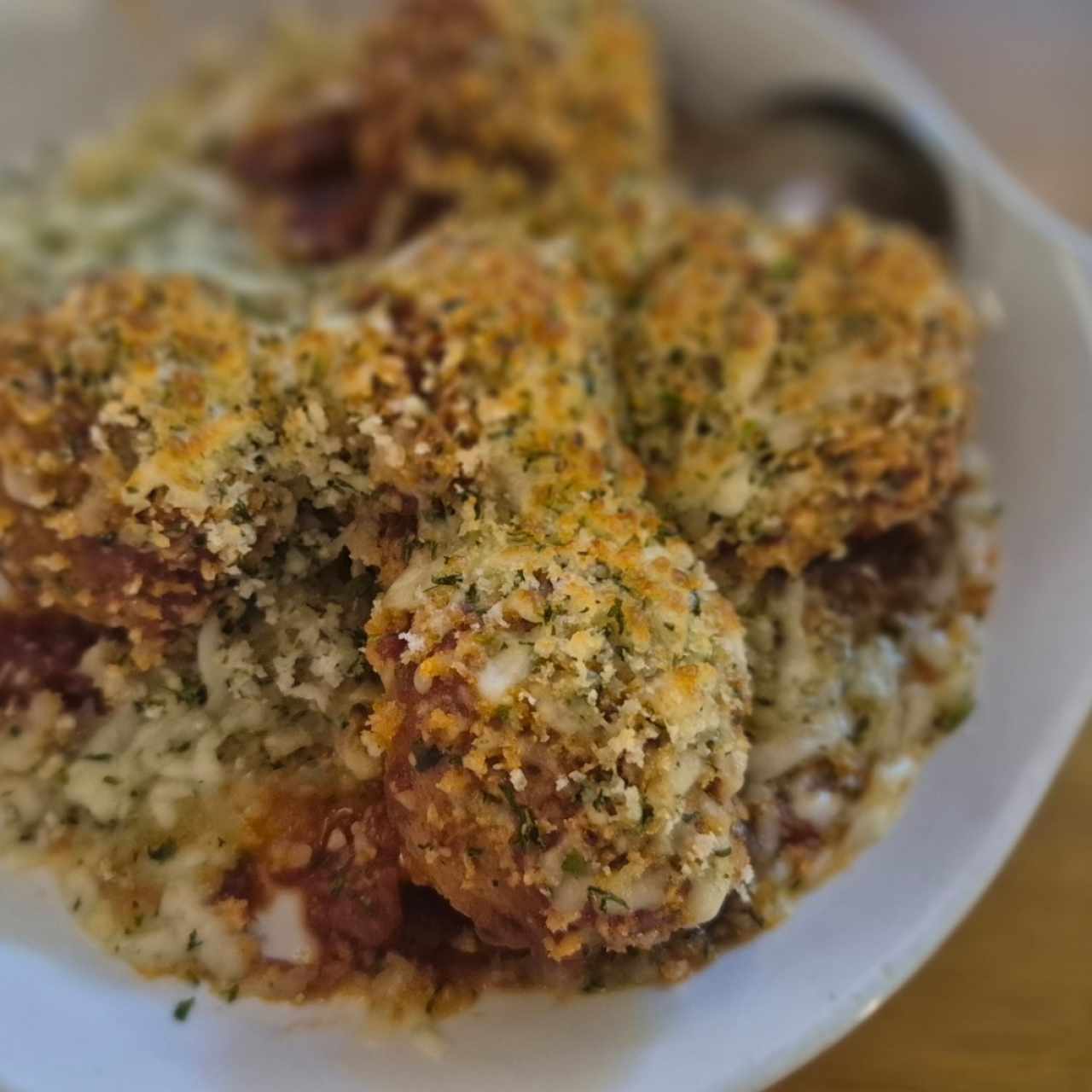 Appetizers - Meatballs Parmigiana