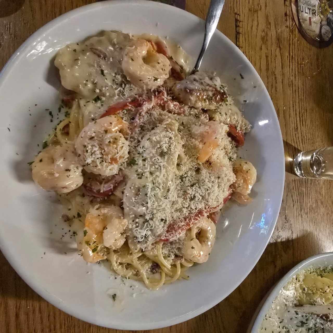 Classic Entreés - Chicken & Shrimp Carbonara
