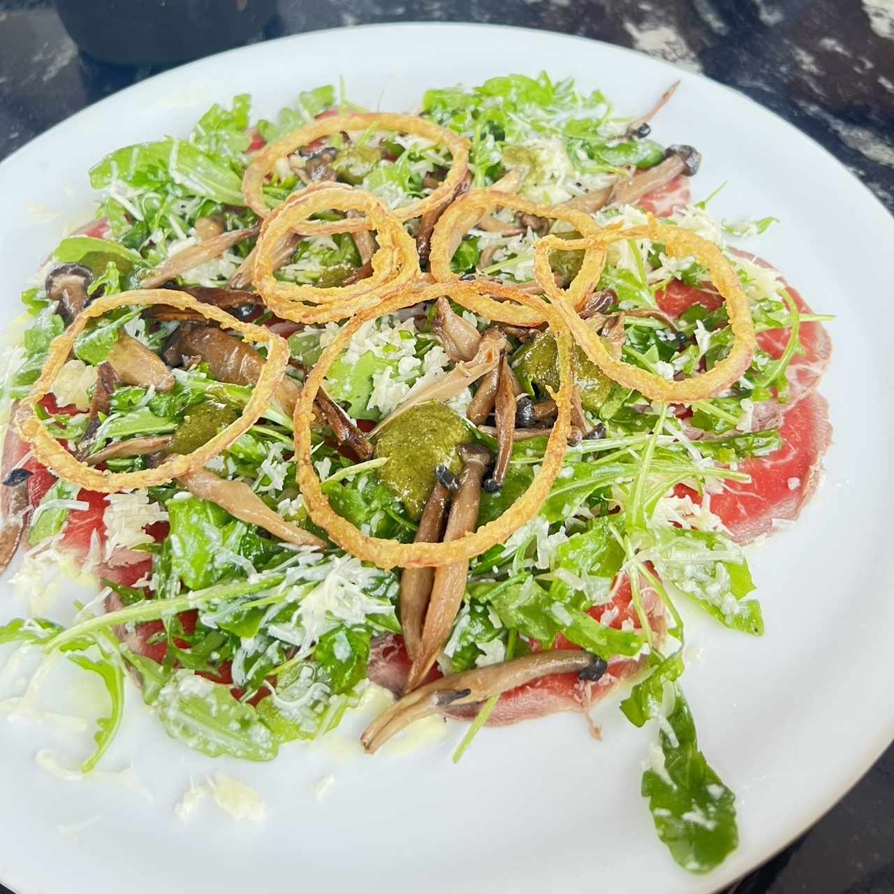 Entradas Frías - Tenderloin Smoked Carpaccio