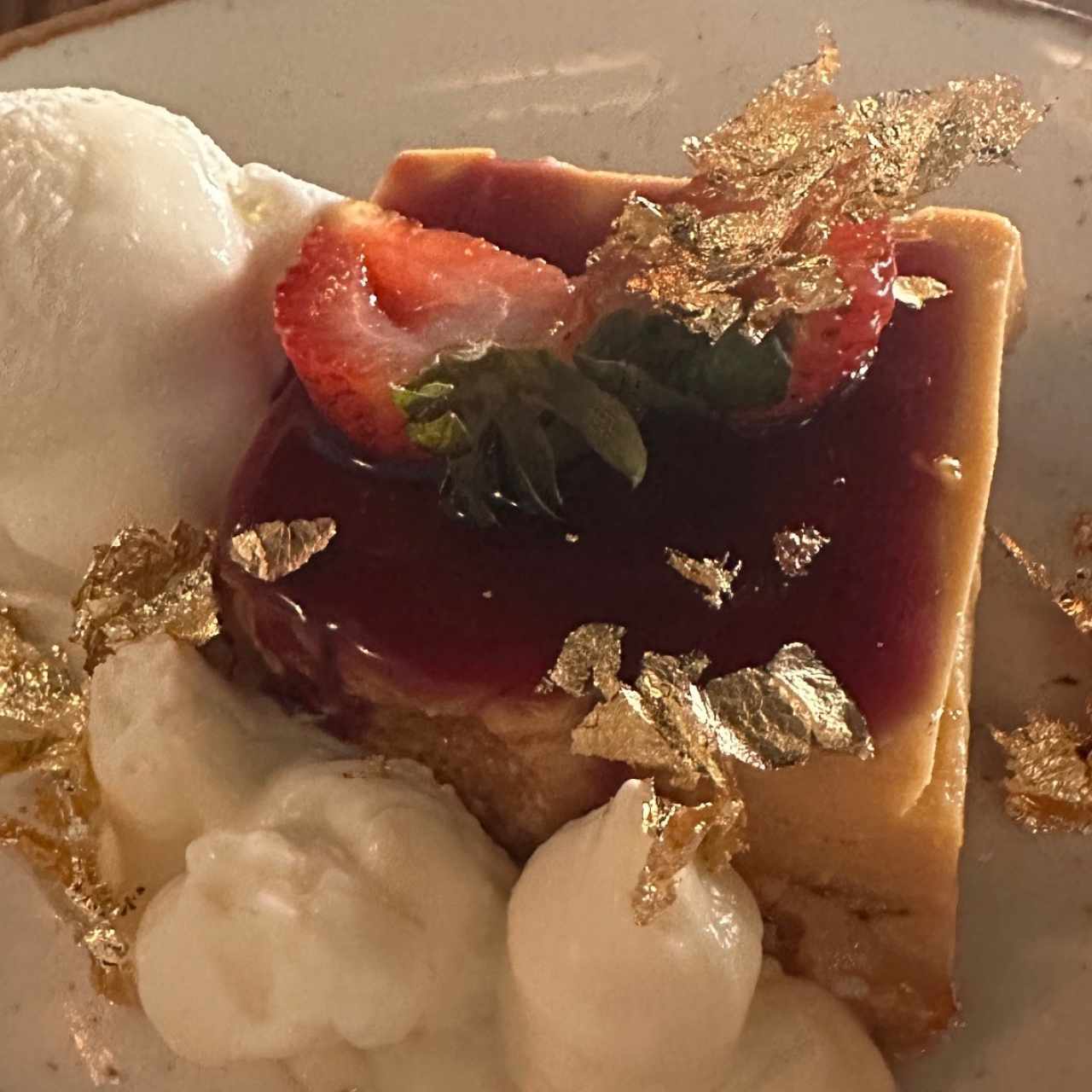 Lingote de Flan Brotes de Oro