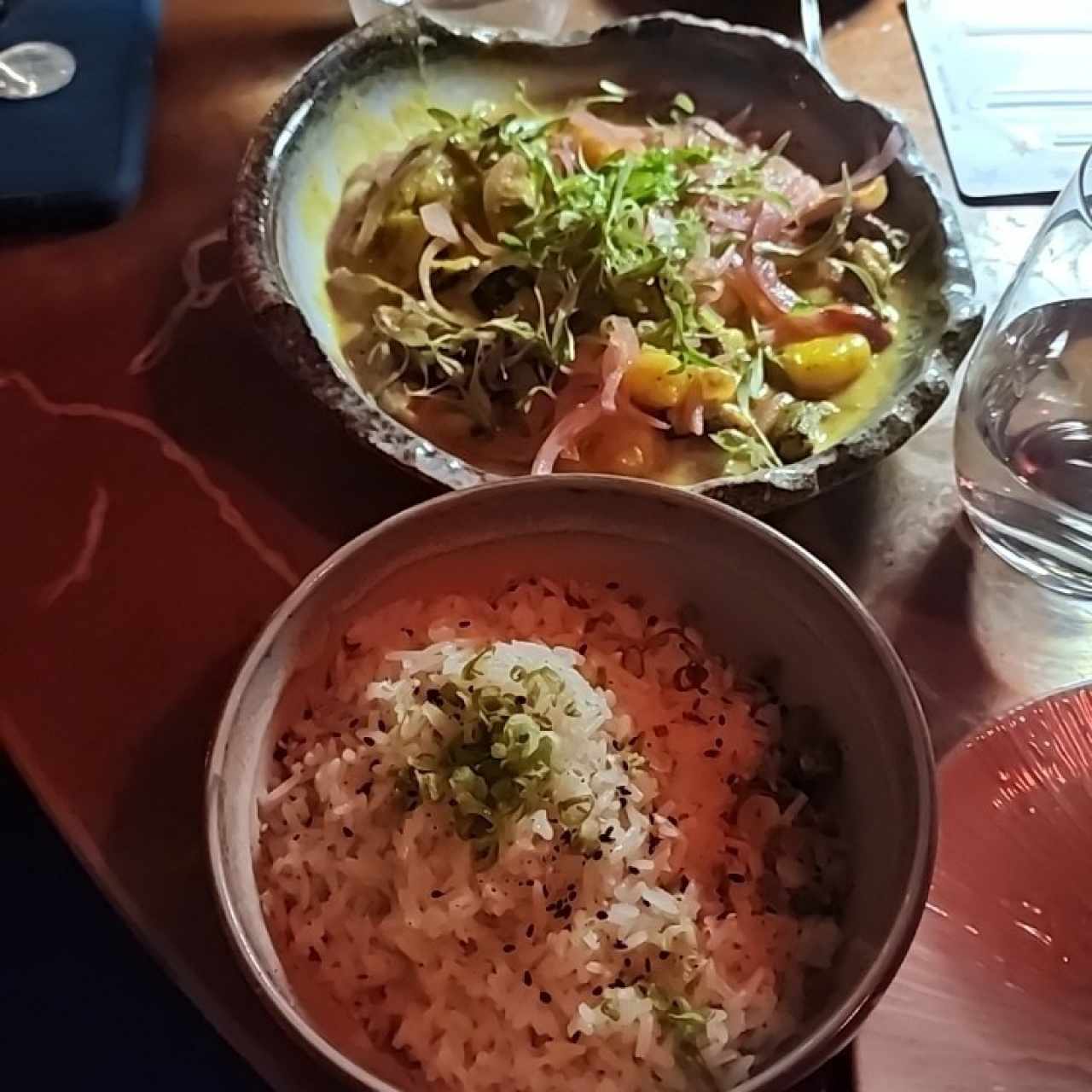 MARISCOS AL CURRY