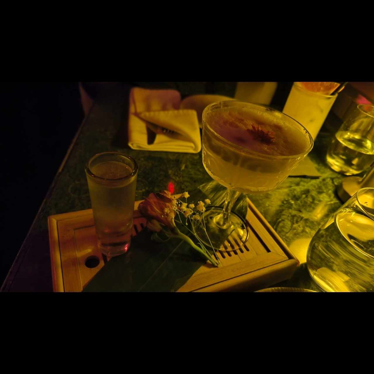 cóctel con proseco