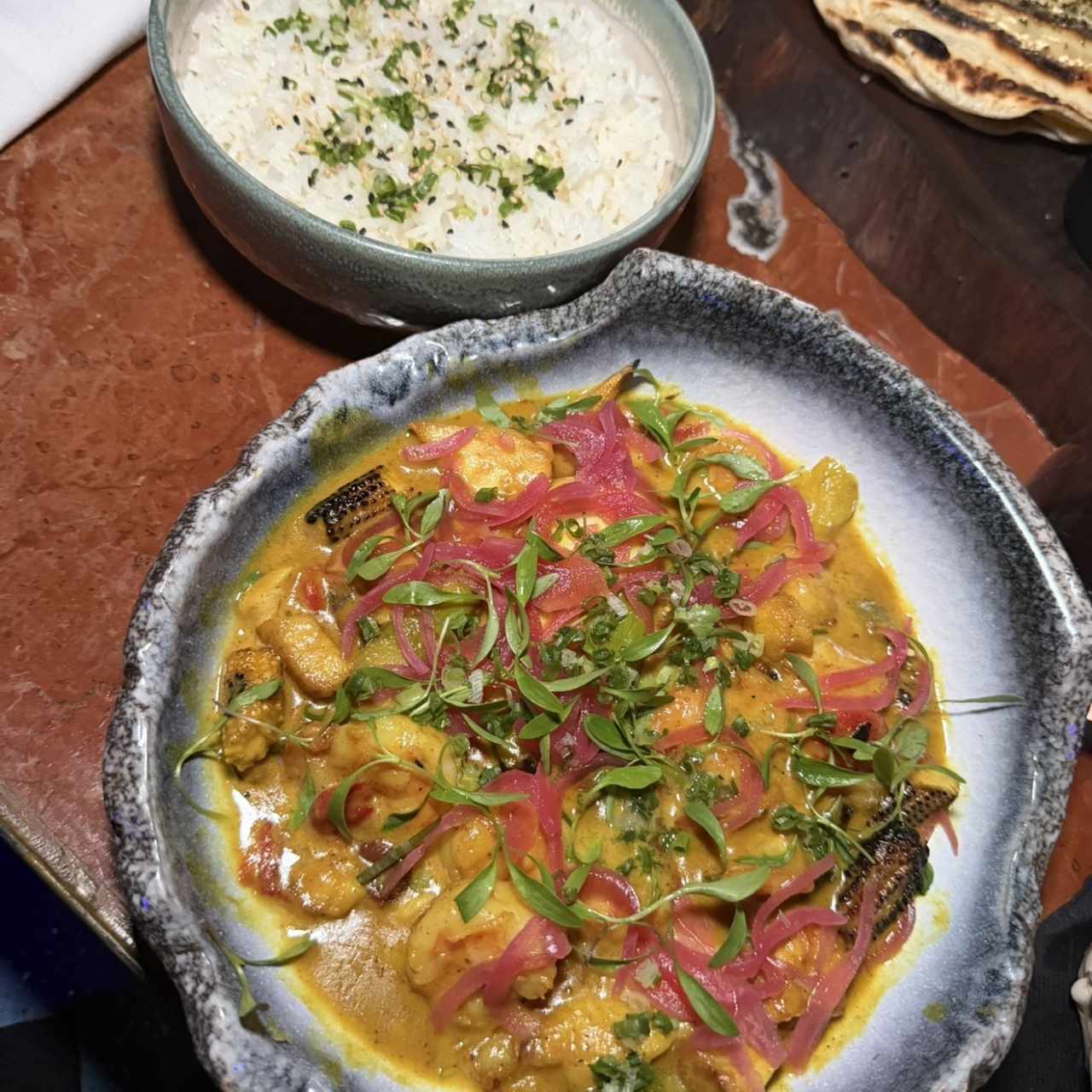MARISCOS AL CURRY