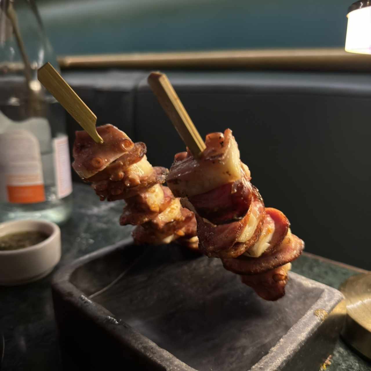 BROCHETA DE PULPO Y CHORIZO