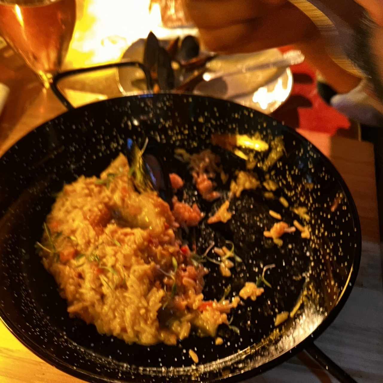 Arroz cremoso de camaron 