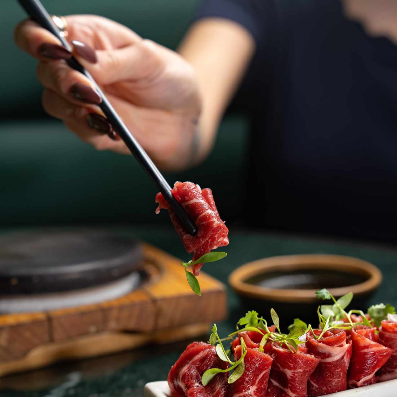 TIRADITO DE RES AL FUEGO