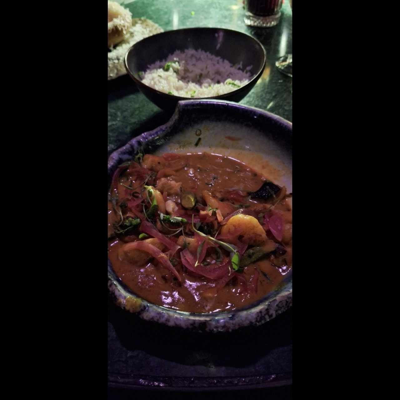 MARISCOS AL CURRY