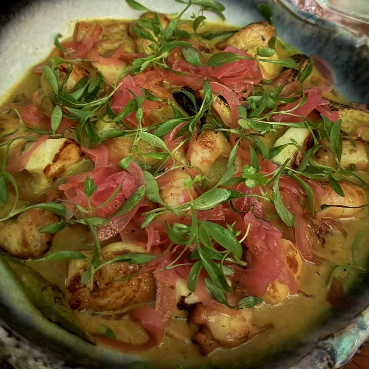MARISCOS AL CURRY