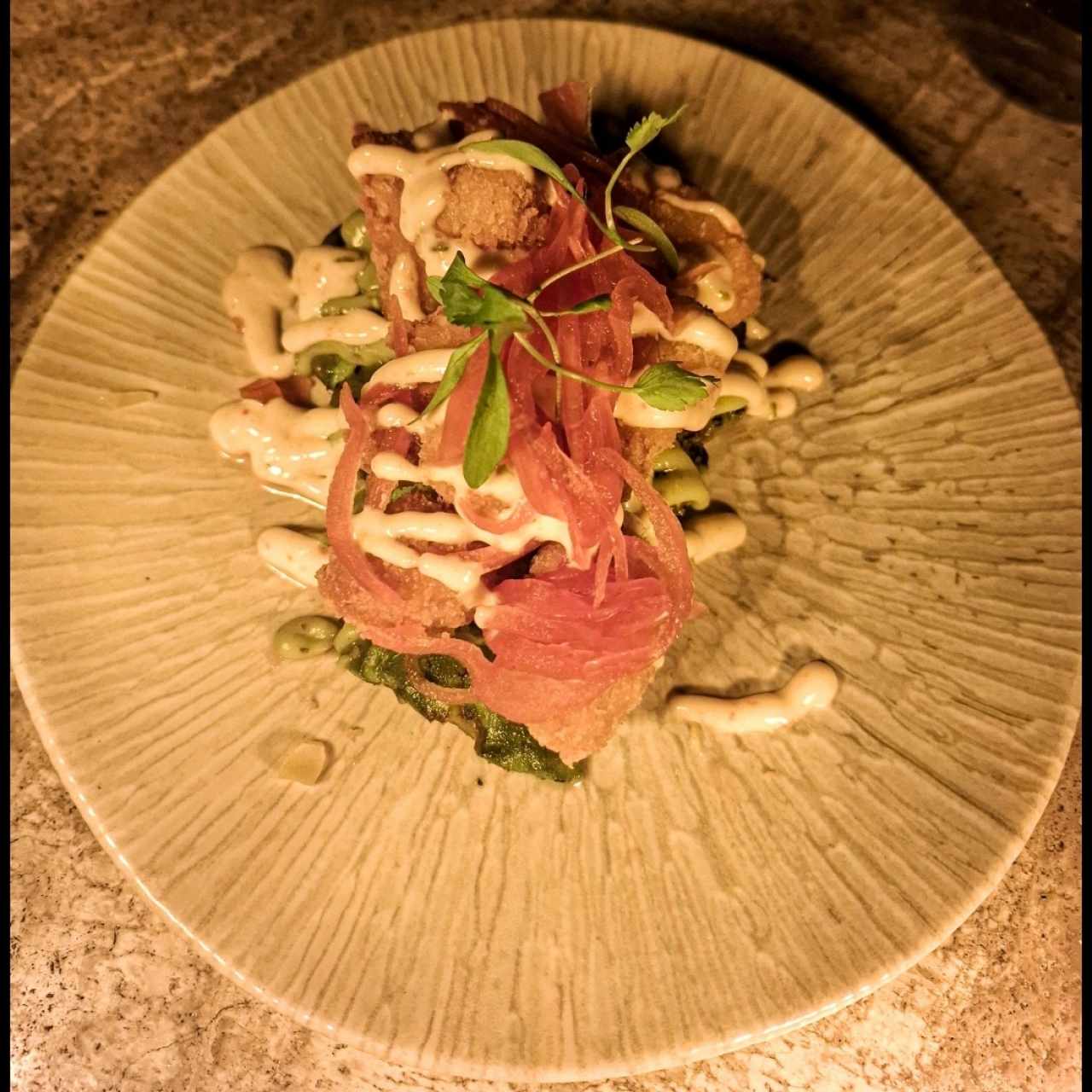 RAW BAR - CEVICHE PORK BELLY