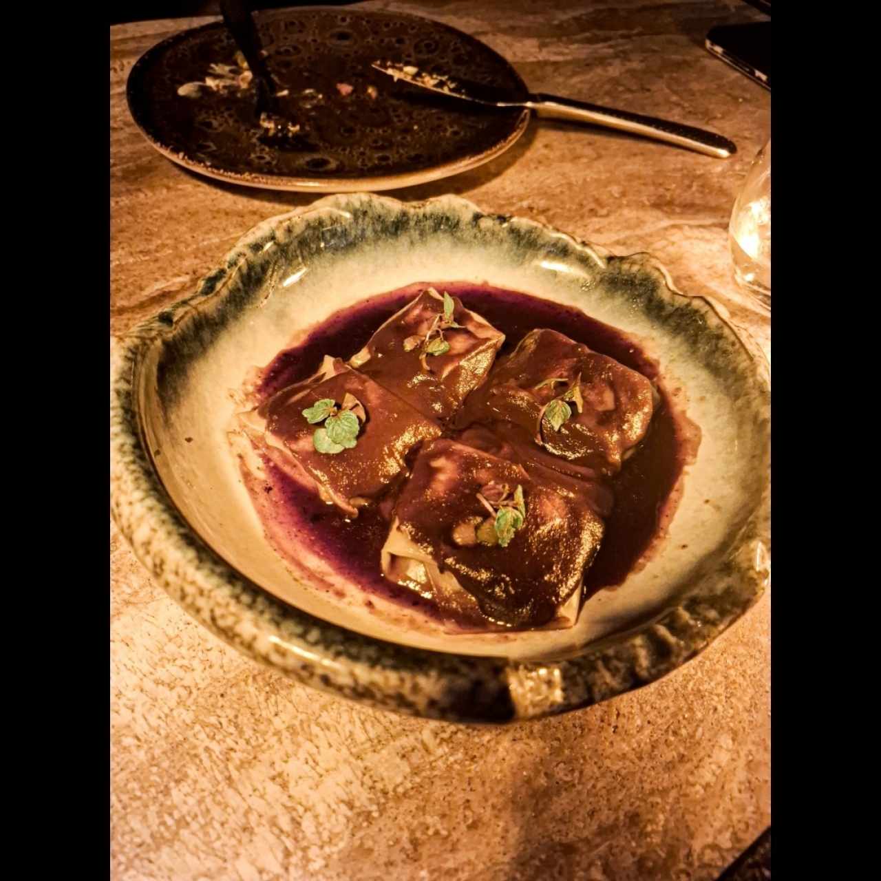 RAVIOLIS DE HONGOS AHUMADOS