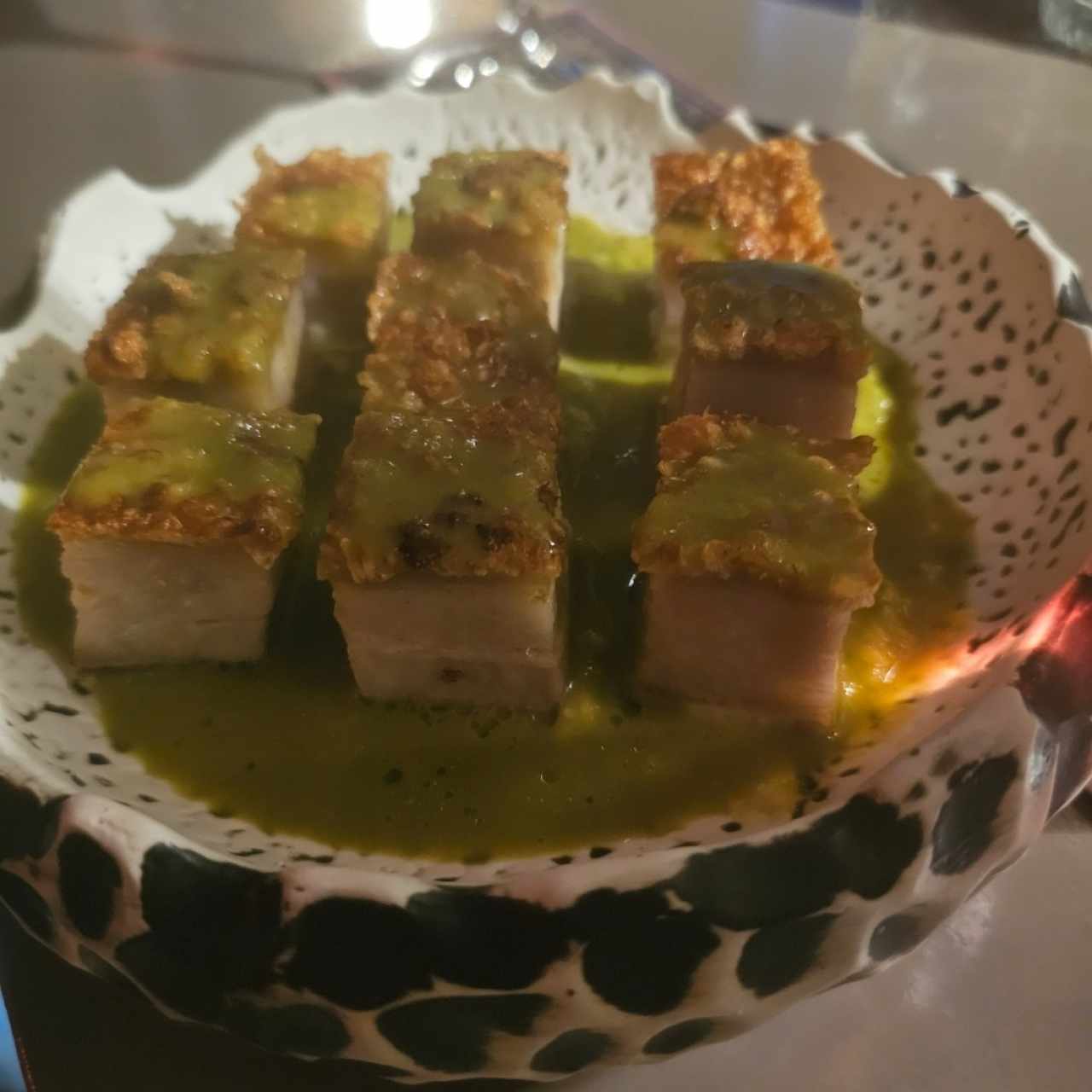 RAW BAR - CEVICHE PORK BELLY