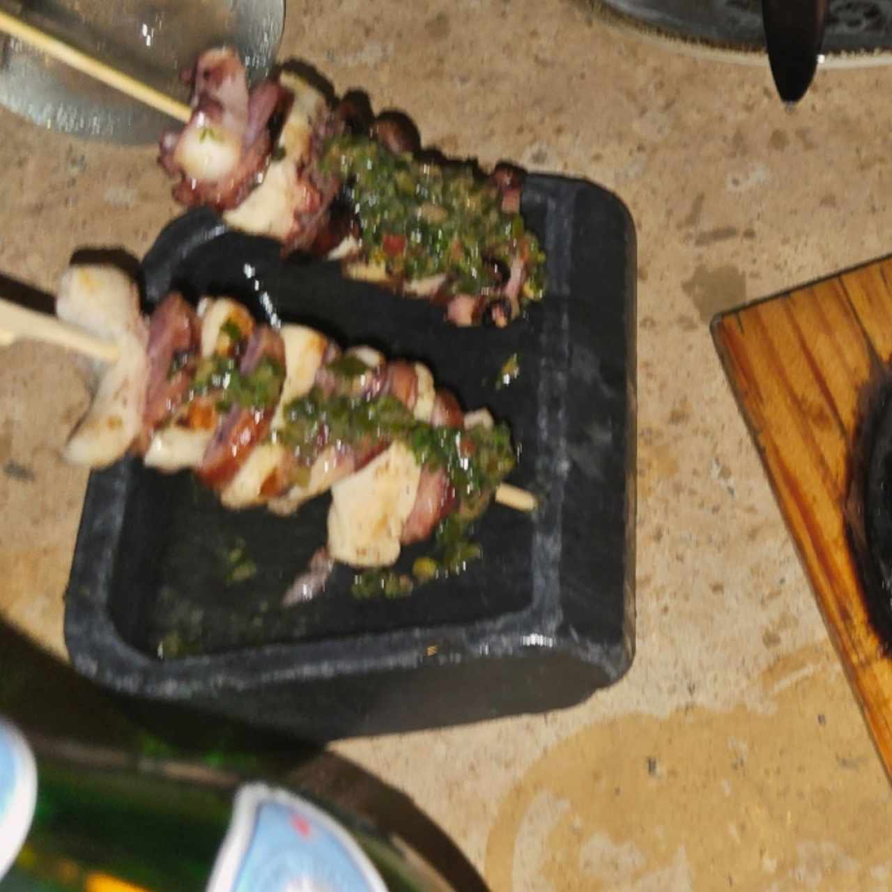 BROCHETA DE PULPO Y CHORIZO