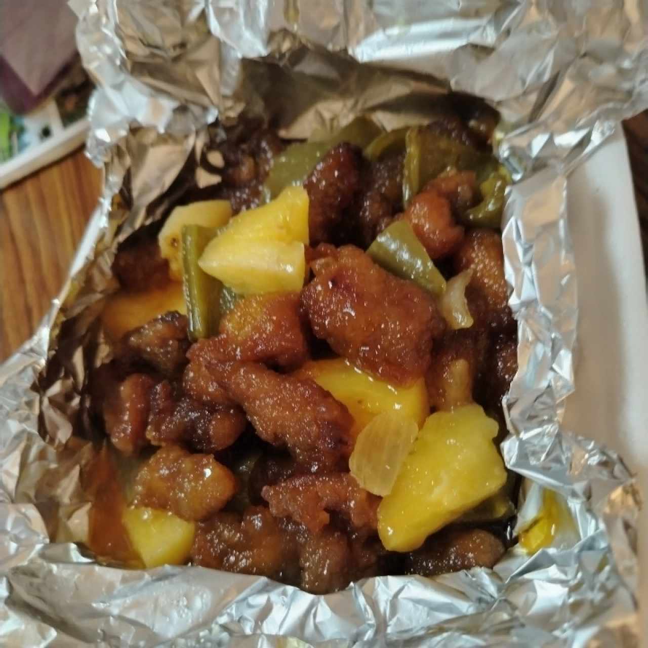 Costilla agridulce 