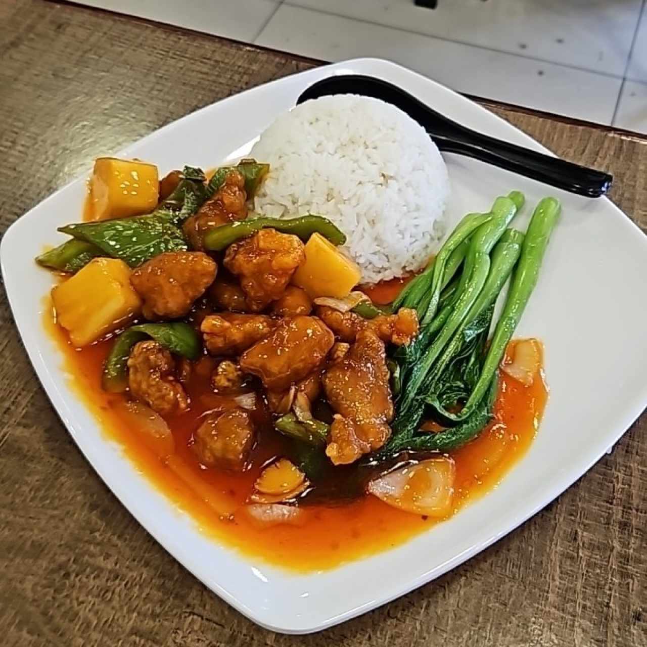 costilla agridulce