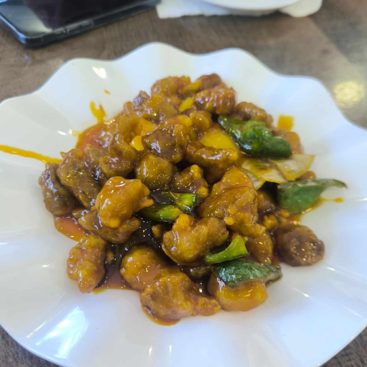 Costillas en salsa de piña