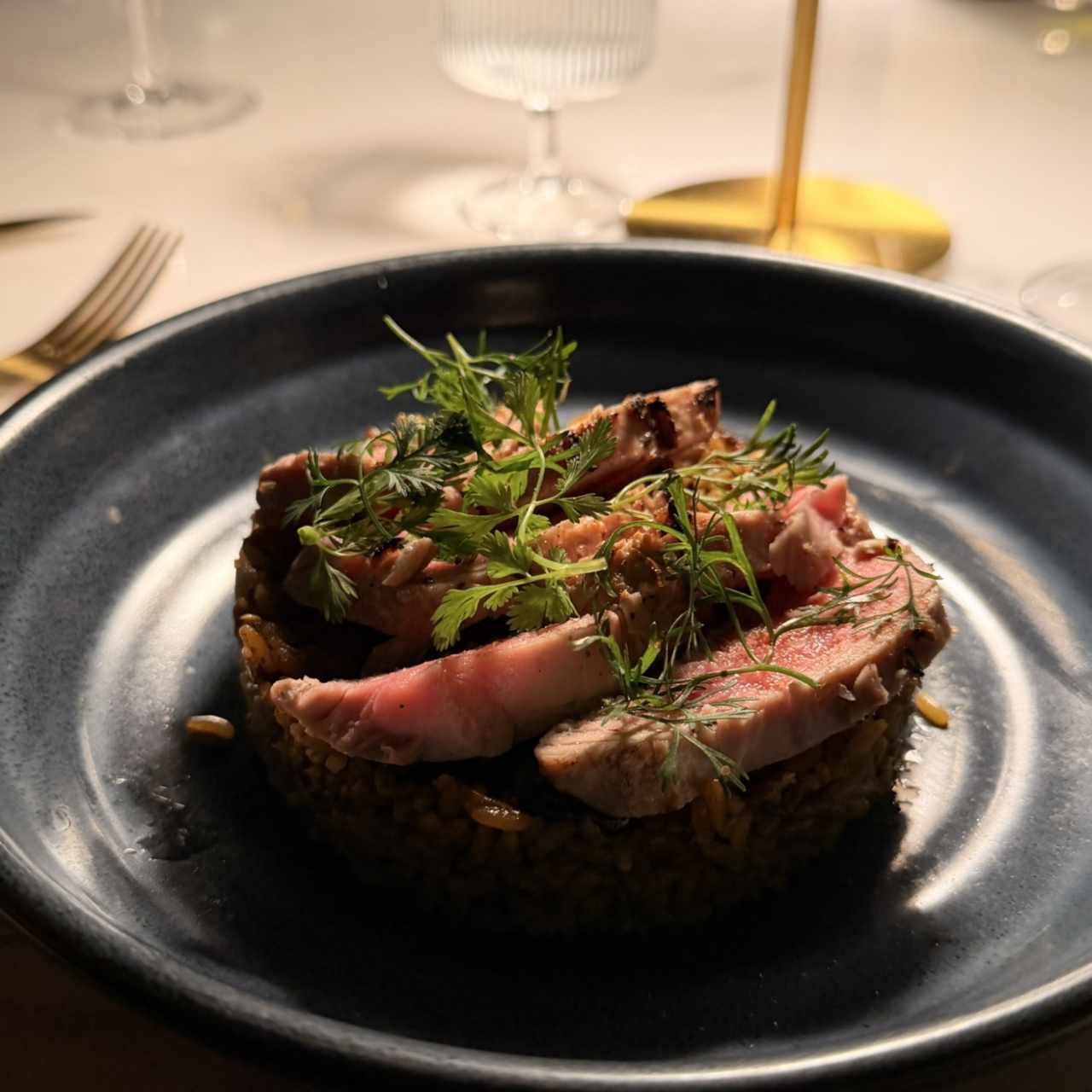 Arroz a las Brazas con Tuna