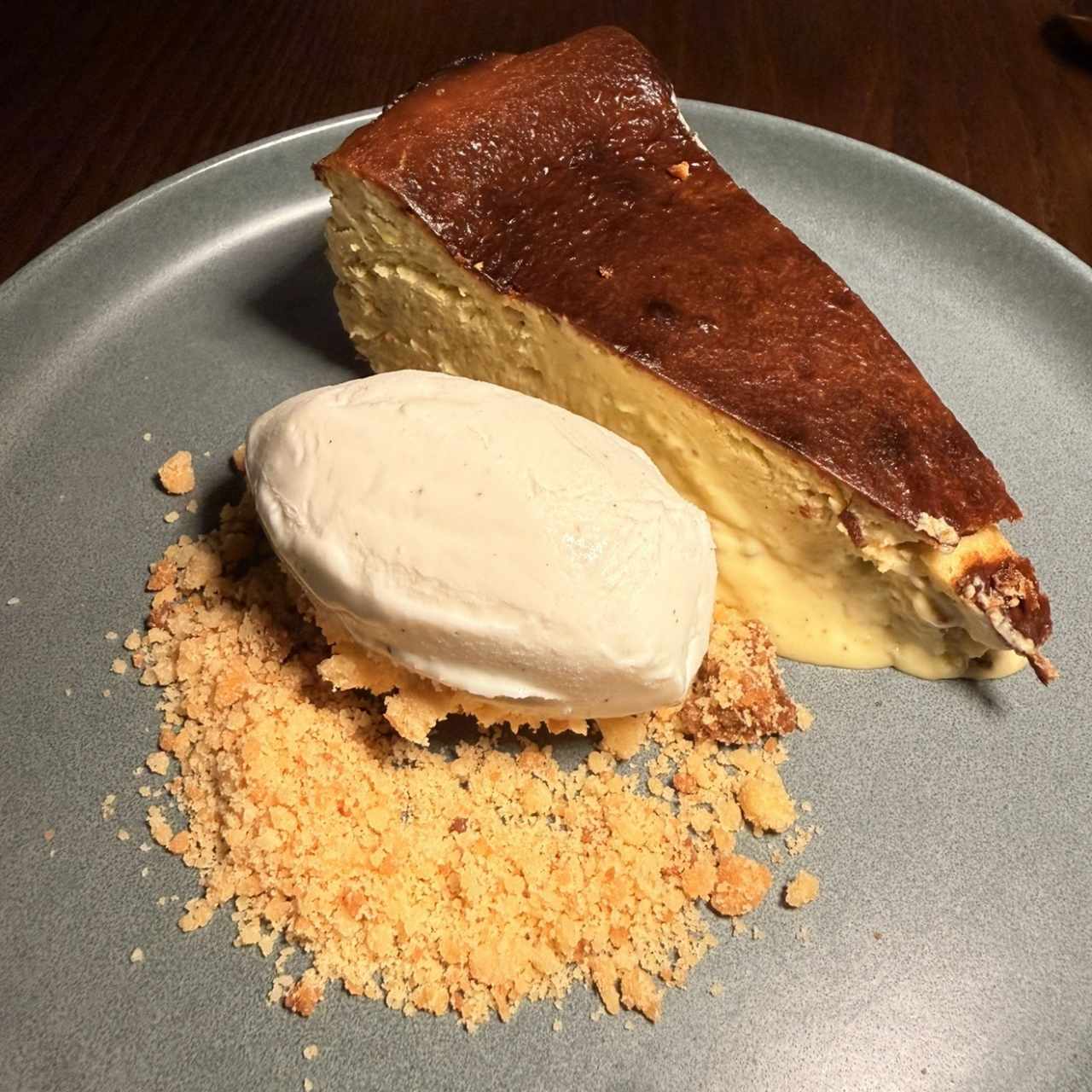 Tarta Vasca de Pistachio 