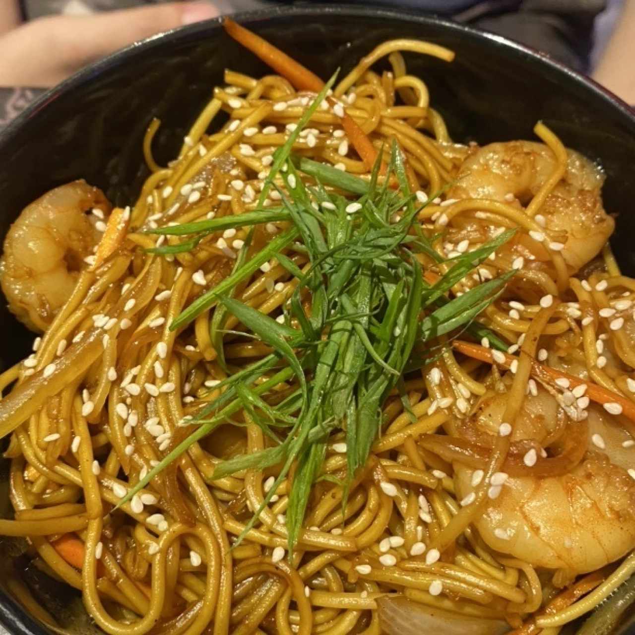 Yakisoba de Camarones 