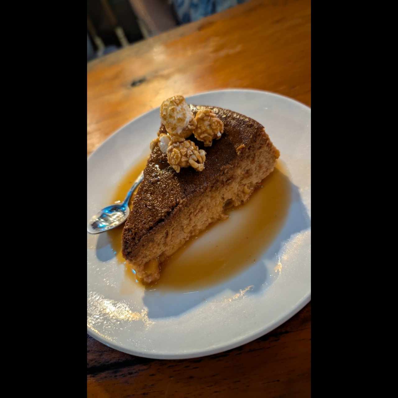 Flan de elote y queso oaxaca