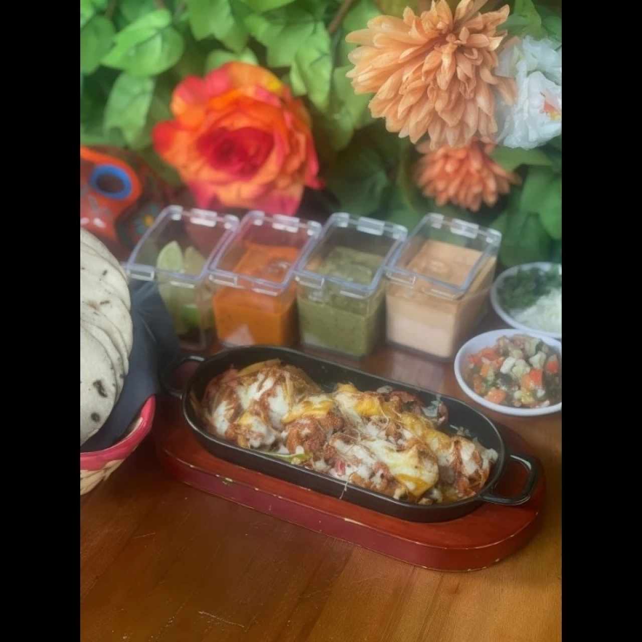 Las morras (taco de la casa)