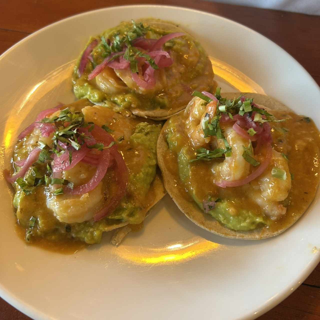 Tacos de camarones