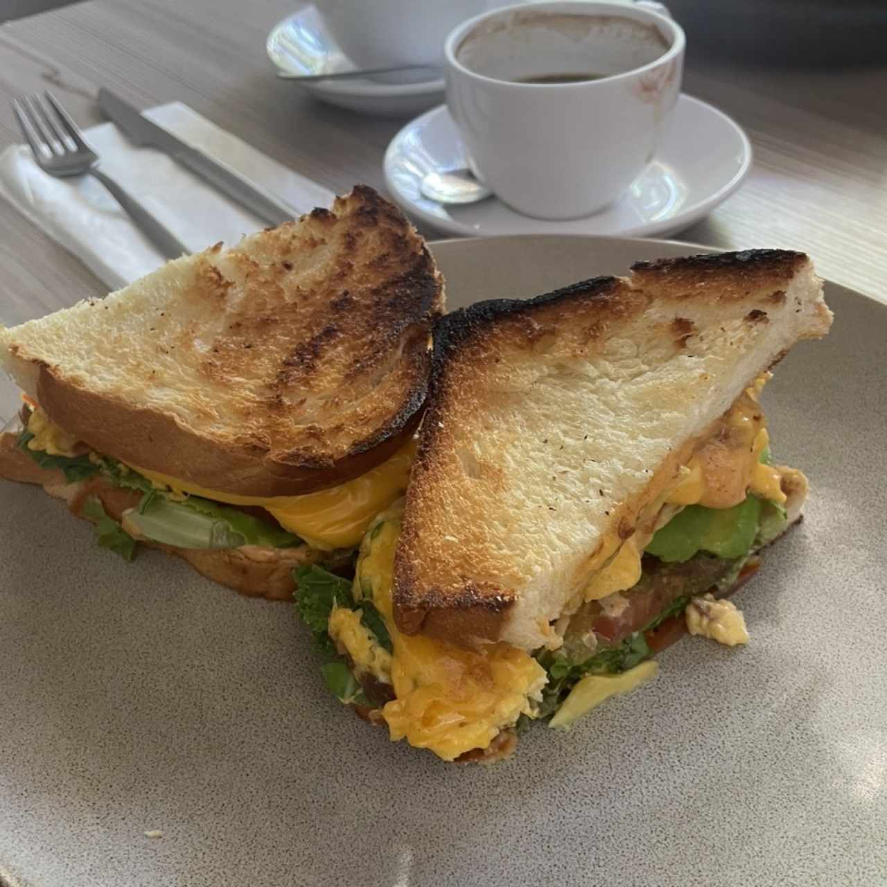 Scrambled Egg Sandwich