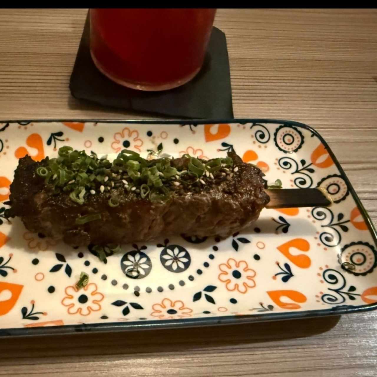 Carne en palito