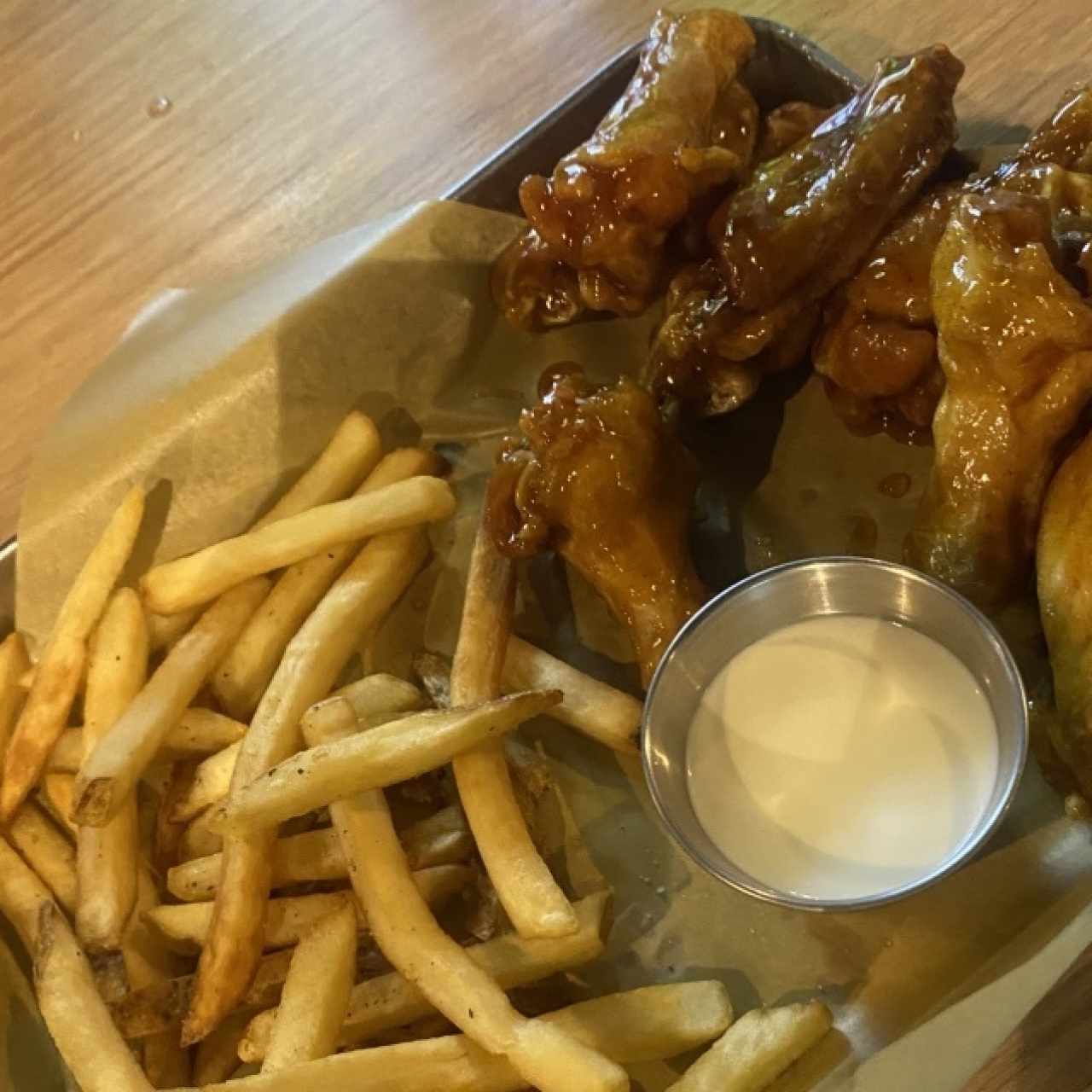 Alitas con mango habanero