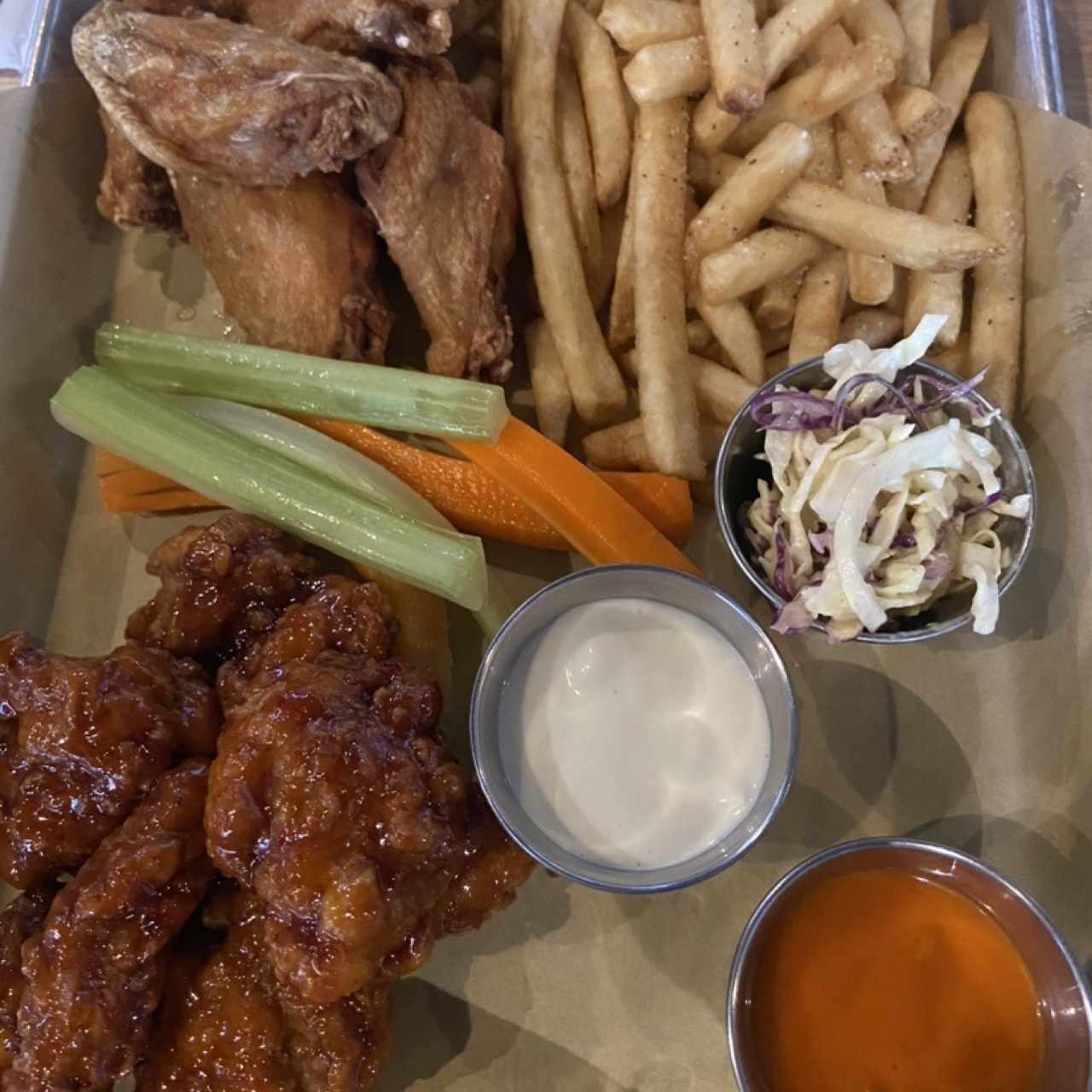 Alitas y boneless